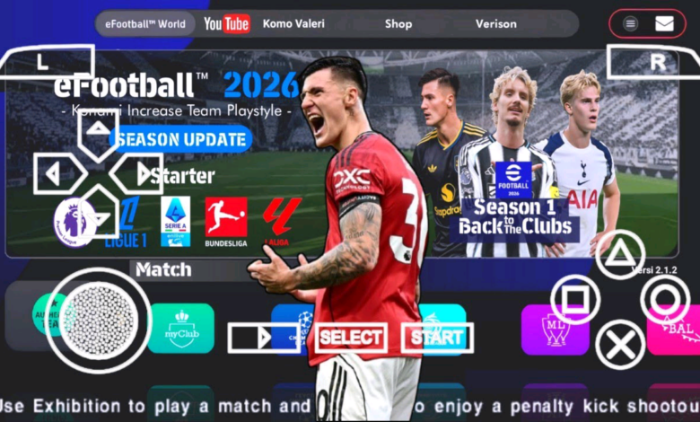 Efootball pes 2026 ppsspp