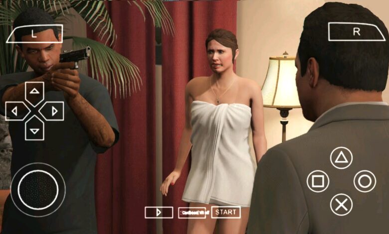 GTA 5 PPSSPP ISO Android gameplay offline