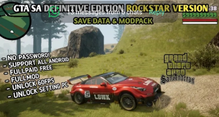 GTA San Andreas: Definitive Edition for Android