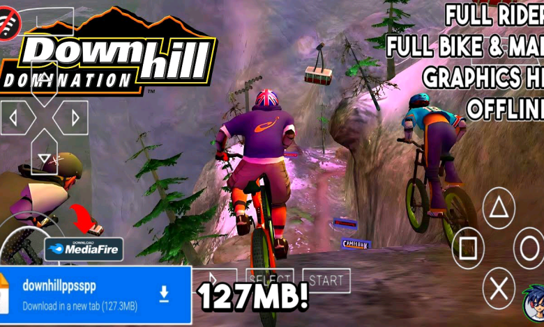 Downhill Domination PPSSPP