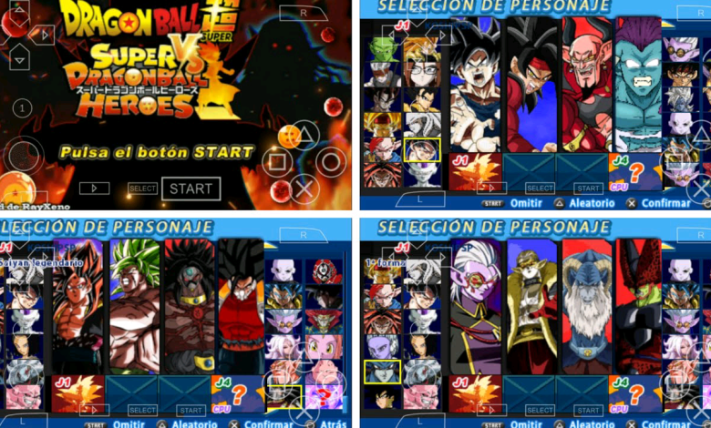 Dragon Ball Z AF Super Heroes PPSSPP