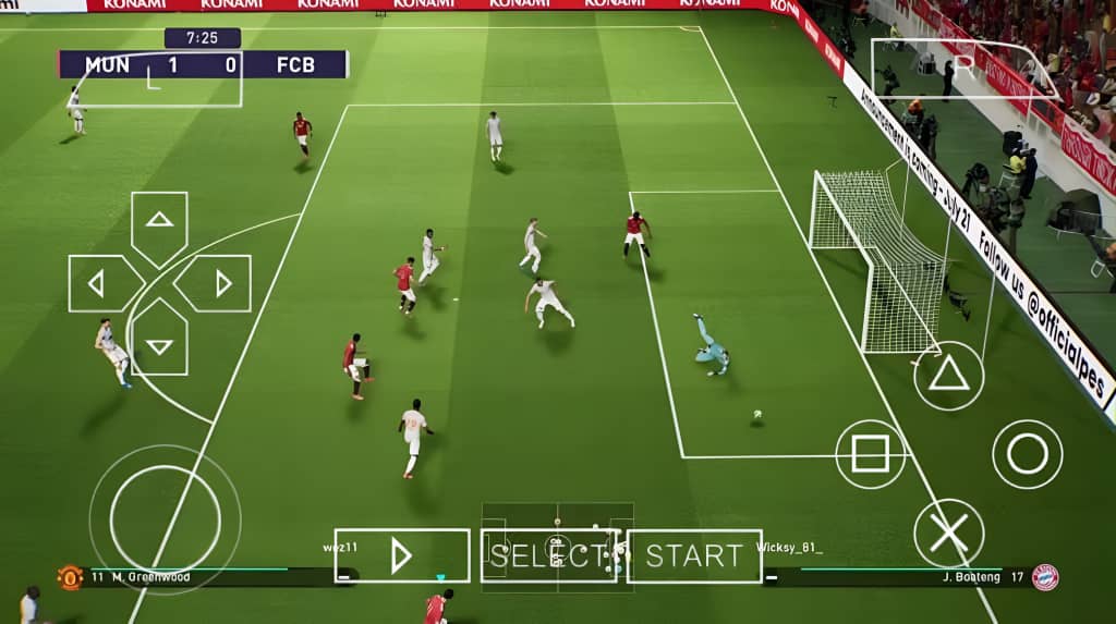 PES 2020 PPSSPP PS4 Camera – Mobile Edition