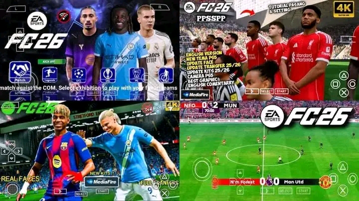 EA SPORTS FC 2026 PPSSPP ISO Download for Android (Latest Version)